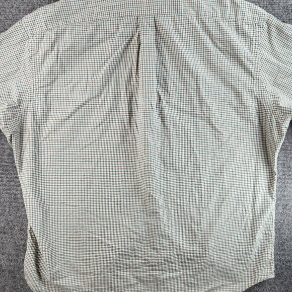 Ralph Lauren Soft Lightweight Flannel Button Up Shirt 2XL Classic Green Check - Picture 15 of 16
